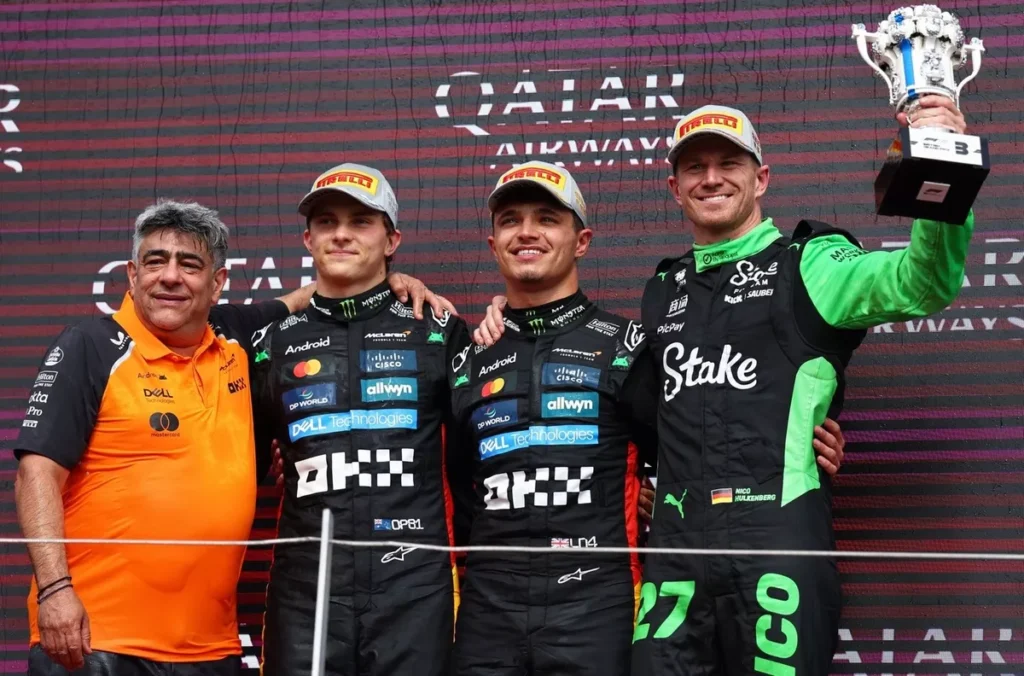 Norris Wins British GP 2025; Piastri Penalized, Hulkenberg Podium